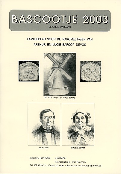 BB WV 121 Bascootje 7e jaargang (2003)