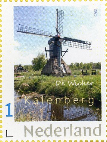 Postzegel De Wicher Kalenberg (Ov.) 2025